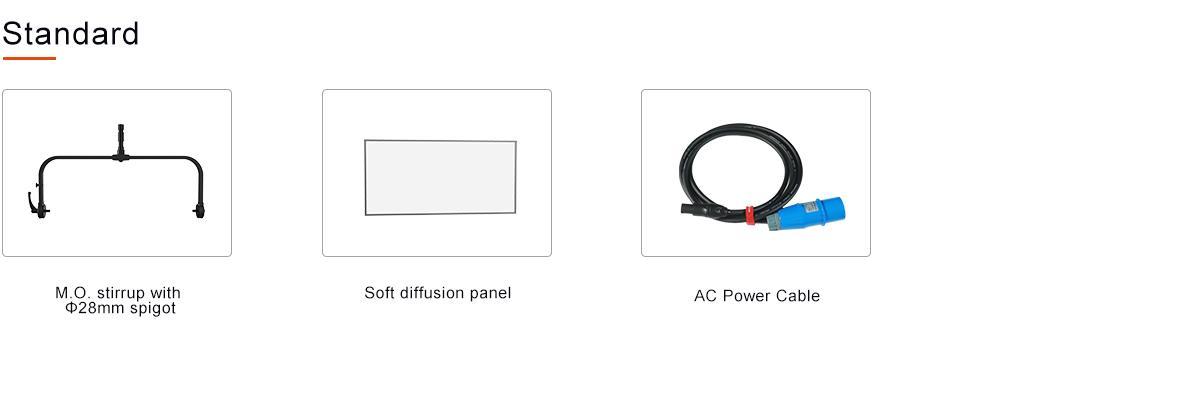 C02P 450W RGBW Cinema Style LED Lights Standard C02P 450W RGBW Cinema Style LED Lights Standard