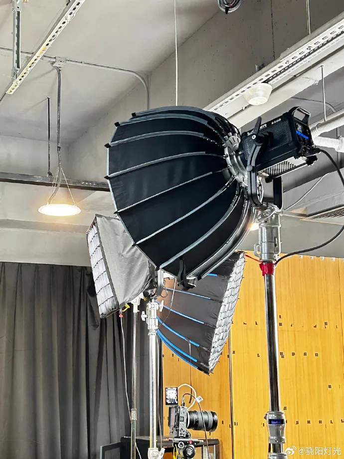 Genki Sushi Live Stream Studio with Full Lighting Setup